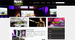 Desktop Screenshot of eventosspotlight.com